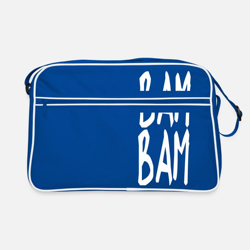 BAM BAM Text Motiv Singen Geschenk Idee Retro Tasche
