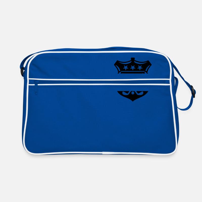 Golf emblème, Golf Emblem / Golf Crest - Sac Retro - bleu/blanc