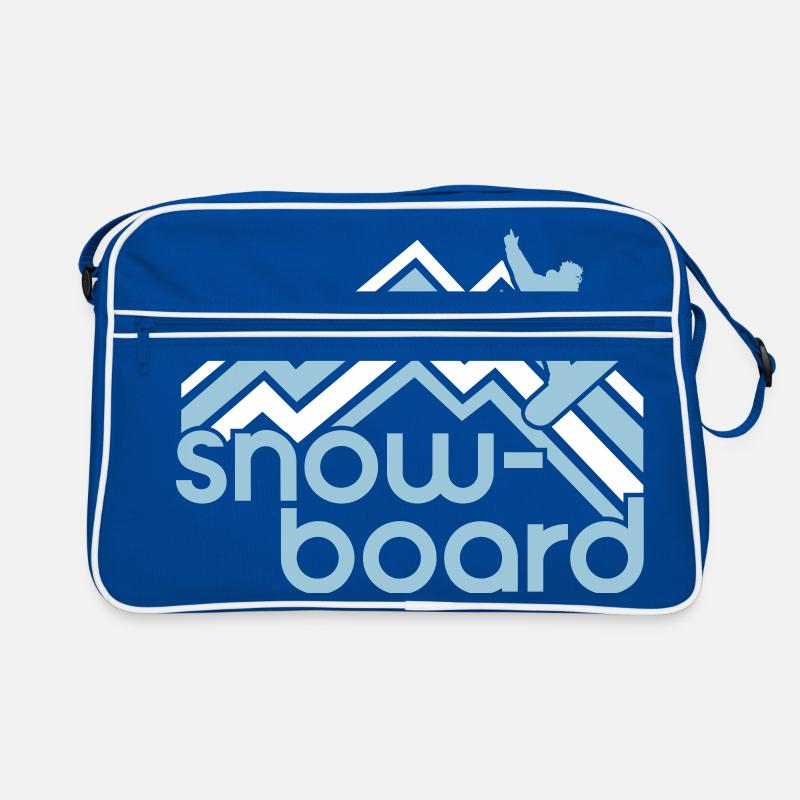 Snowboard - ski - snow - holiday après-ski Retro Bag
