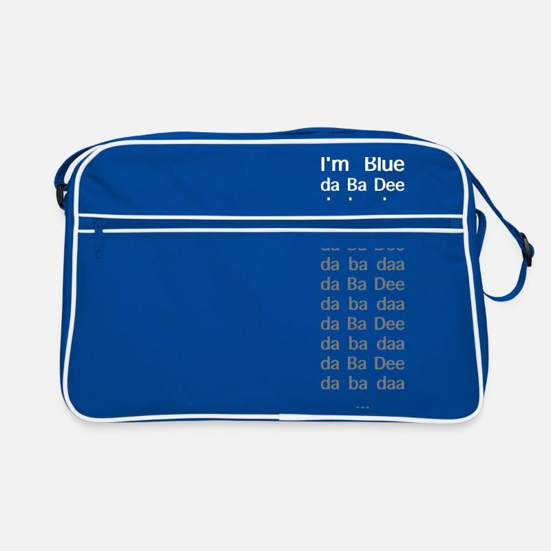 I'm blue, da ba dee (Eiffel 65) 90er Party Retro Tasche