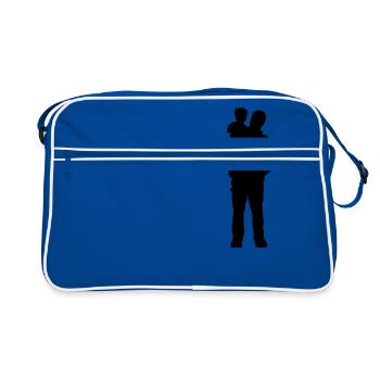 Père et fils - Sac Retro - bleu/blanc - Devant