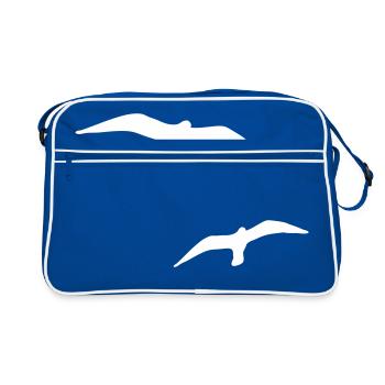 freedom 2 - Retro Bag - blue/white - Front