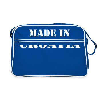 Croatia - Croatia - Hrvatska - Retro Bag - blue/white - Front