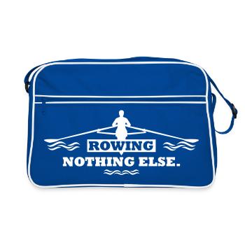 rowing nothing else Rudern Skull Boot Skiff - Sac Retro - bleu/blanc - Devant