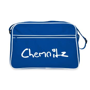 Chemnitz - Retro Bag - blue/white - Front