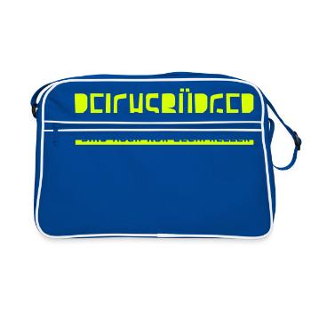 Reichsbürger are also only Zechpreller - Retro Bag - blue/white - Front