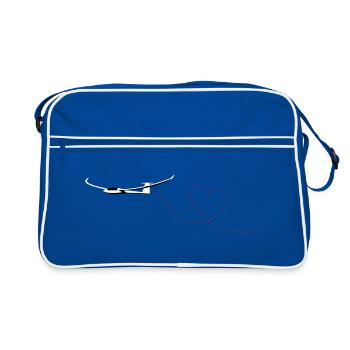 Planeur Vol à voile Planeur Planeur Planeur - Sac Retro - bleu/blanc - Devant