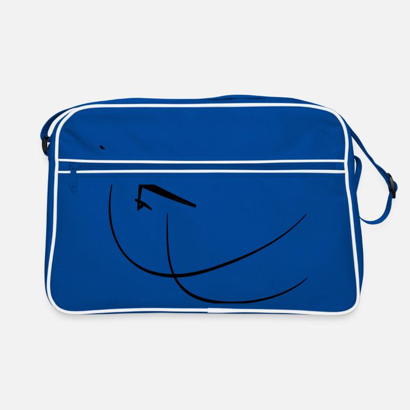 Planeur Vol à voile Planeur Planeur Planeur - Sac Retro - bleu/blanc