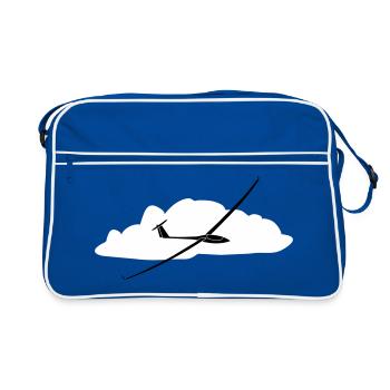 Planeur Vol à voile Planeur Planeur Planeur - Sac Retro - bleu/blanc - Devant