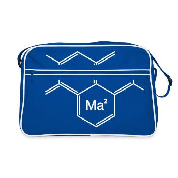 papa + mama - Sac Retro - bleu/blanc - Devant
