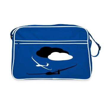 Planeur Planeur Planeur Planeur Pilote - Sac Retro - bleu/blanc - Devant