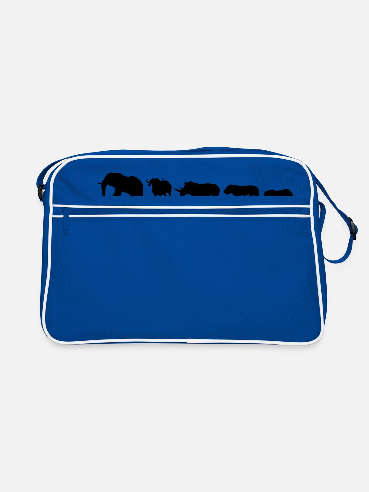 big five - Sac Retro - bleu/blanc - Devant