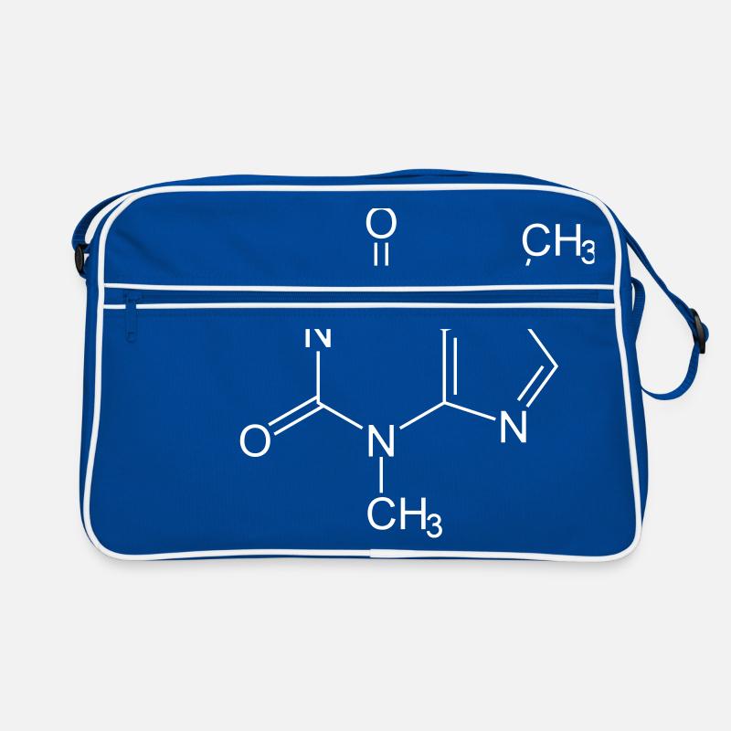 Caffeine Molecule (Coffee or Tea) Retro Bag