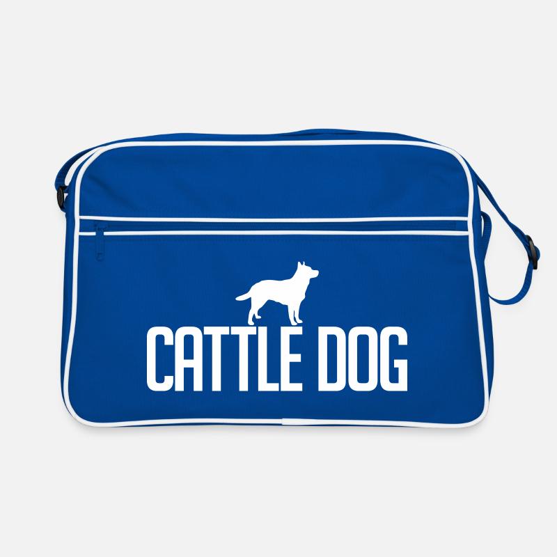 CATTLE DOG Hunderasse Hunde Hund Wilsigns Retro Tasche