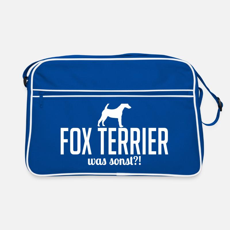 Kurzhaar FOX TERRIER was sonst Spruch Wilsigns Retro Tasche