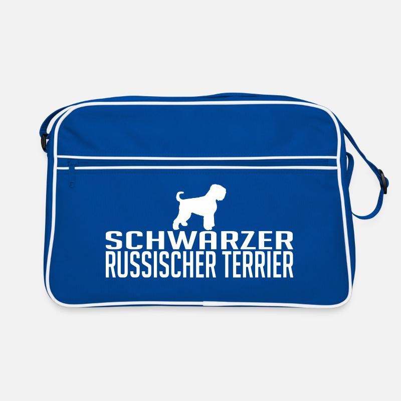 SCHWARZER RUSSISCHER TERRIER Hunderasse Wilsigns Retro Tasche