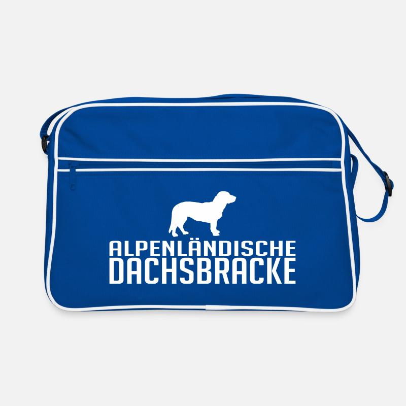 ALPENLÄNDISCHE DACHSBRACKE Hunderasse Retro Tasche