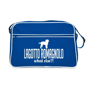 LAGOTTO ROMAGNOLO what else - Retro Bag - blue/white - Front
