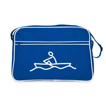 iypsilon Rudern - Retro Tasche - Blau/Weiß - Vorne