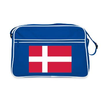 Denmark Flag - Retro Bag - blue/white - Front