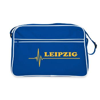 Leipzig - Retro Bag - blue/white - Front