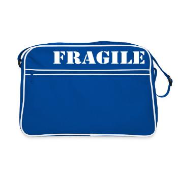 fragile - Sac Retro - bleu/blanc - Devant