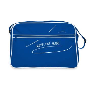 Planeurs plan - Sac Retro - bleu/blanc - Devant
