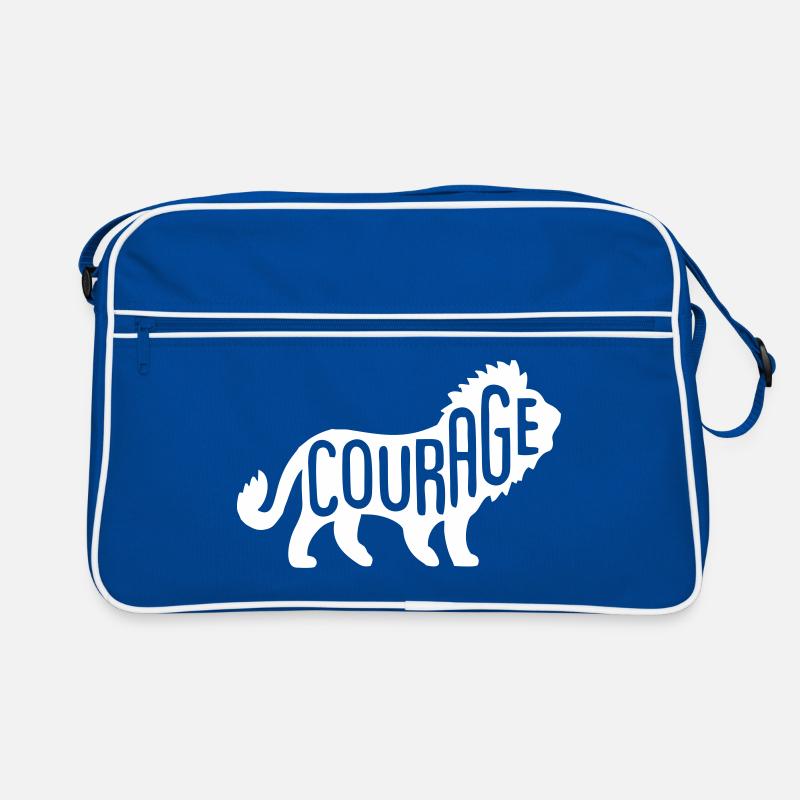 Löwe - Lion Courage Retro Tasche