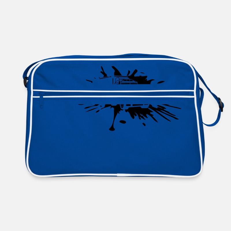 drop blob color graffiti spray truck truck load Retro Bag