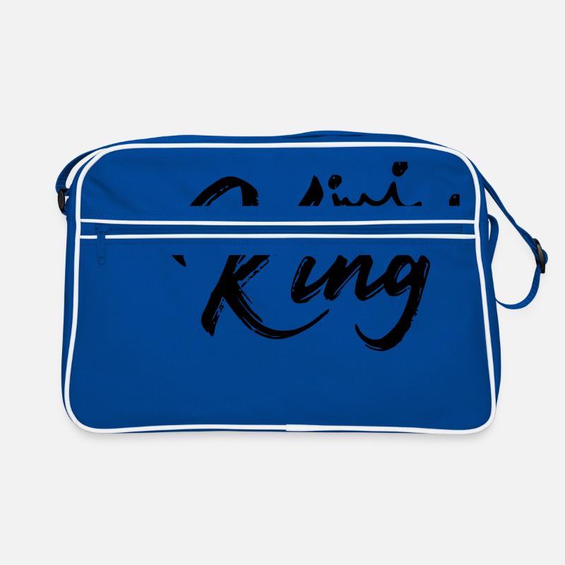 King (Partnermotiv) Retro Tasche