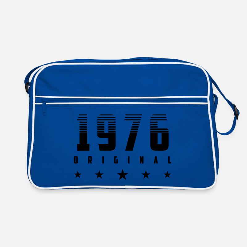 | changeable de couleur Original 1976 Année de naissance - Sac Retro - bleu/blanc