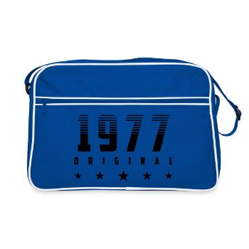 | changeable de couleur Original 1977 Année de naissance - Sac Retro - bleu/blanc - Devant