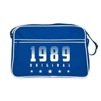 Original 1989 Année de naissance | | changeable de couleur - Sac Retro - bleu/blanc - Devant