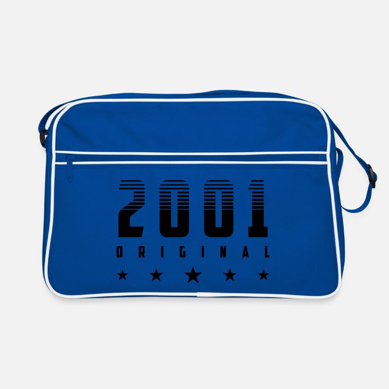 Original 2001 Année de naissance | Couleur modifiable Sac Retro