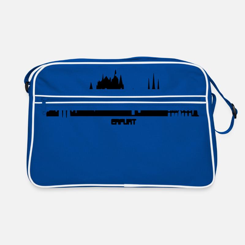 erfurt - Retro Tasche - Blau/Weiß