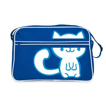 little kitty - Sac Retro - bleu/blanc - Devant