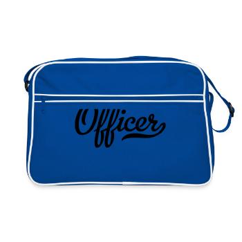 Officier - Sac Retro - bleu/blanc - Devant