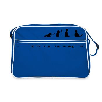 evolution_rocks_032012_a1c - Retro Bag - blue/white - Front