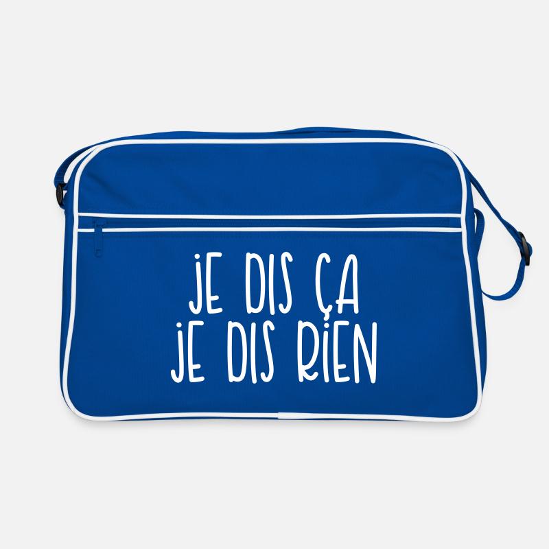 Je dis ça je dis rien Sac Retro