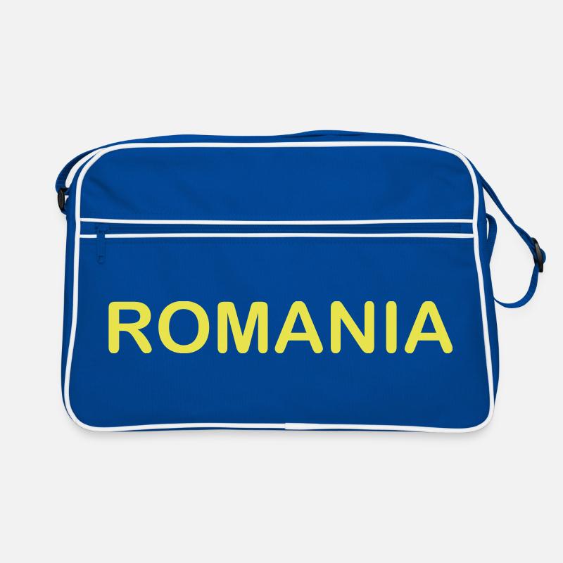 Schriftzug "Romania" Retro Tasche