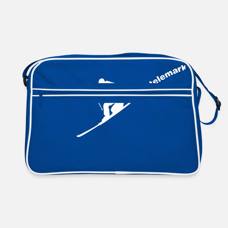 Telemark - Sac Retro - bleu/blanc
