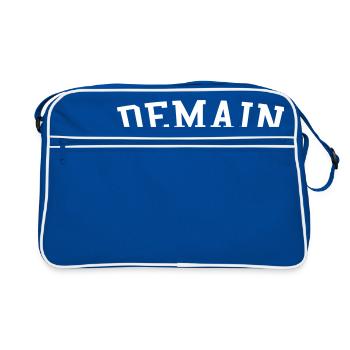 demain c'est loin - Sac Retro - bleu/blanc - Devant