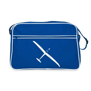 Glider Gliding Gliding Gliding Glider - Retro Bag - blue/white - Front