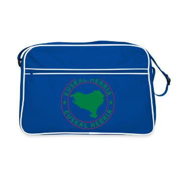 Basken Design - Sac Retro - bleu/blanc - Devant