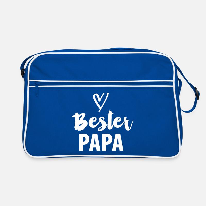 Bester Papa Retro Tasche