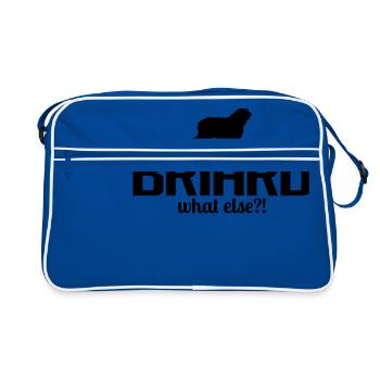 BRIARD what else - Retro Bag - blue/white - Front