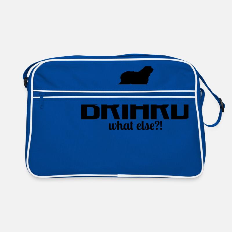 BRIARD whatelse - Sac Retro - bleu/blanc