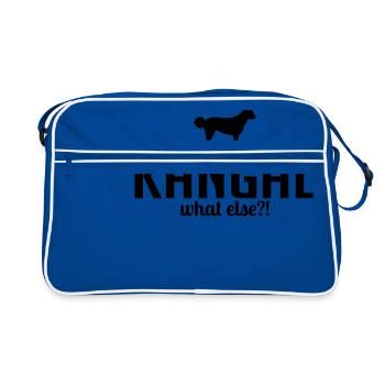 KANGAL what else - Retro Bag - blue/white - Front