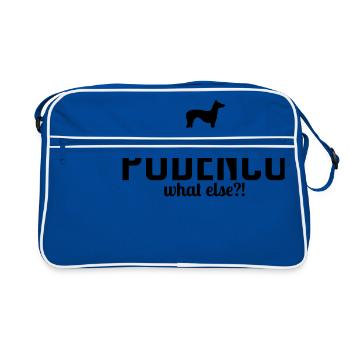 PODENCO what else - Retro Bag - blue/white - Front