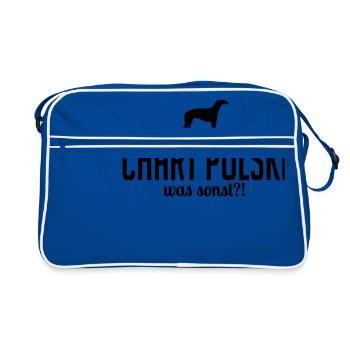 CHART POLSKI was sonst - Retro Tasche - Blau/Weiß - Vorne